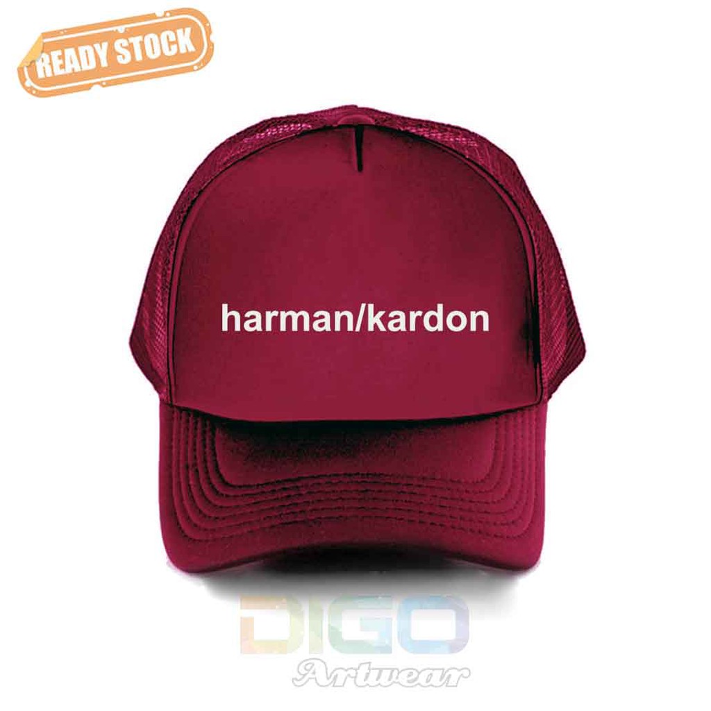 topi trucker harman kardon sound audio mobil best seller