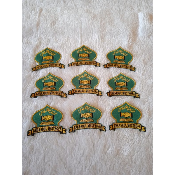 (2pcs) LOGO/BEDGE BORDIR AHBAABUL MUSTHOFA DAN SYEKHERMANIA