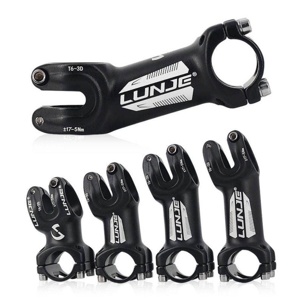 Lanfy Batang Sepeda Gunung Mountain Power Parts MTB Sepeda Parts Aksesoris Sepeda Bicycle Stem Aluminium Alloy10°/17°/25°/35° Tangkai Sepeda 17derajat