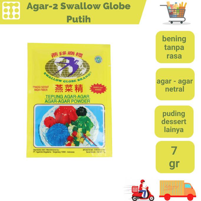 

AGAR-2 SWALLOW GLOBE PUTIH 7GR (ISI 6 PACK) LIMITED EDITION Kode 57