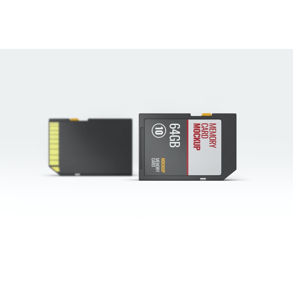 Memory Card Mock Up - Photoshop