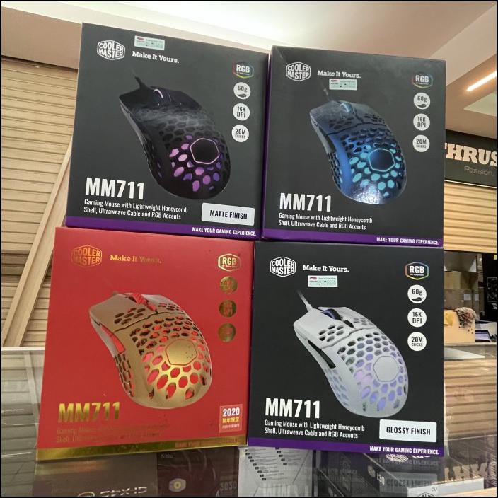 New Cooler Master Mm711 - Mouse Gaming Terbaru