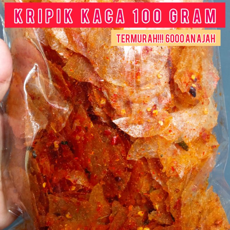 

(COD) BEST SELLER! KRIPIK KACA 100 Gram PEDAS| ASIN