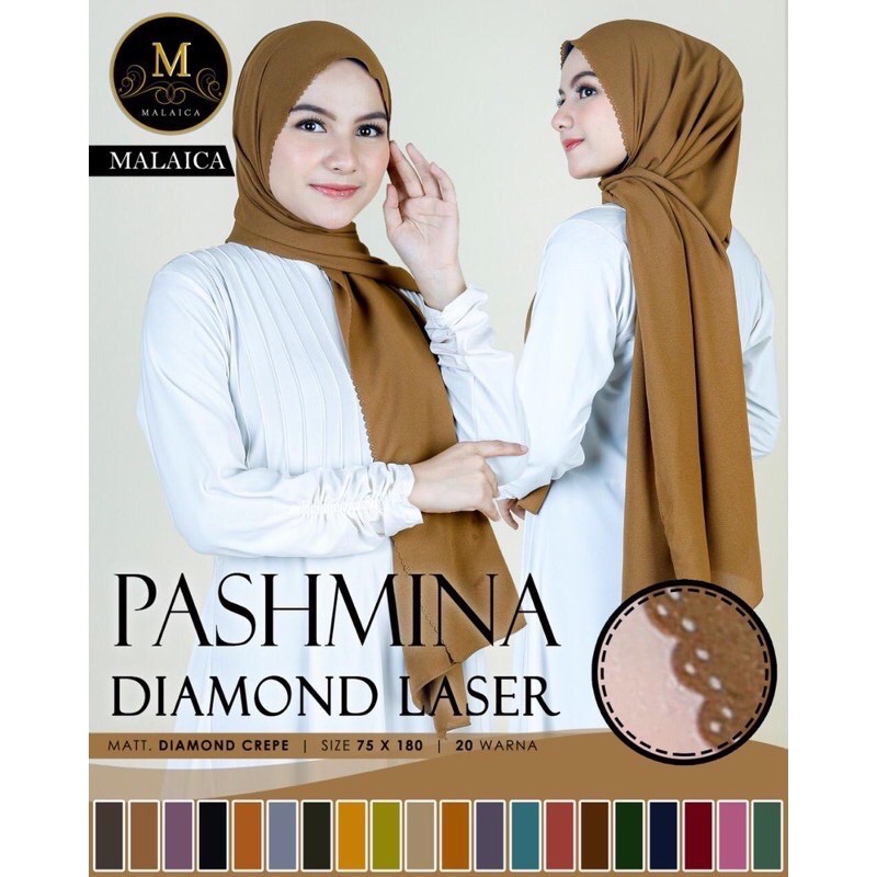 PASMINA LASER DIAMOND CREPE