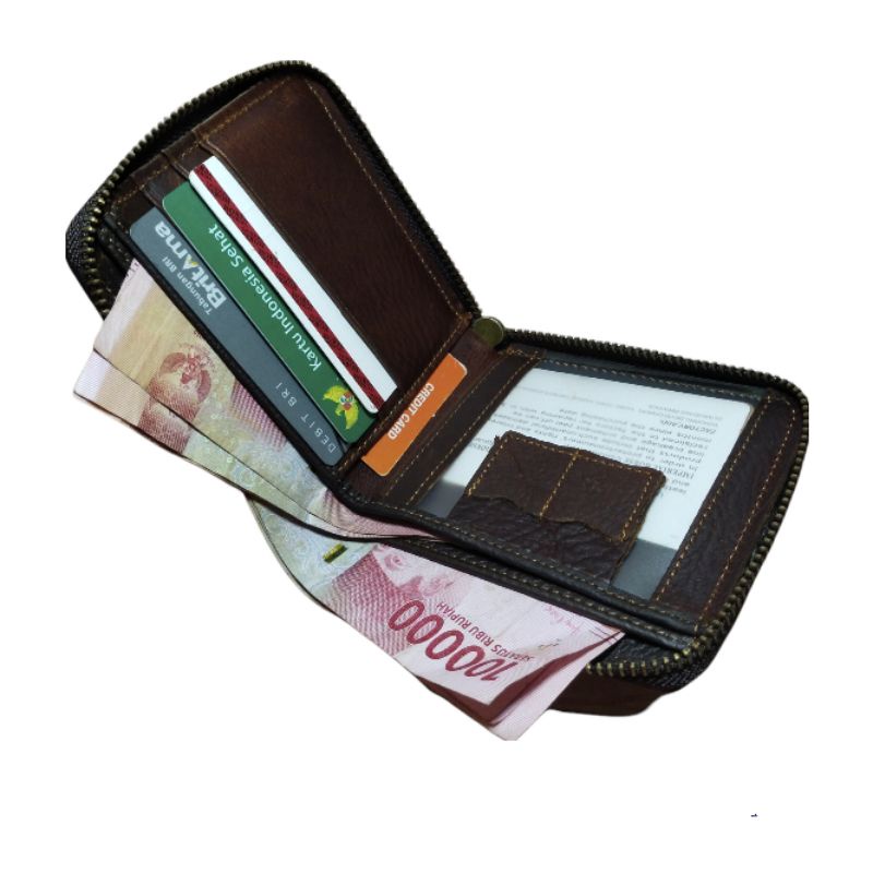 Dompet 100% kulit asli/ Dompet Resfull Kulit sapi Pria Wanita