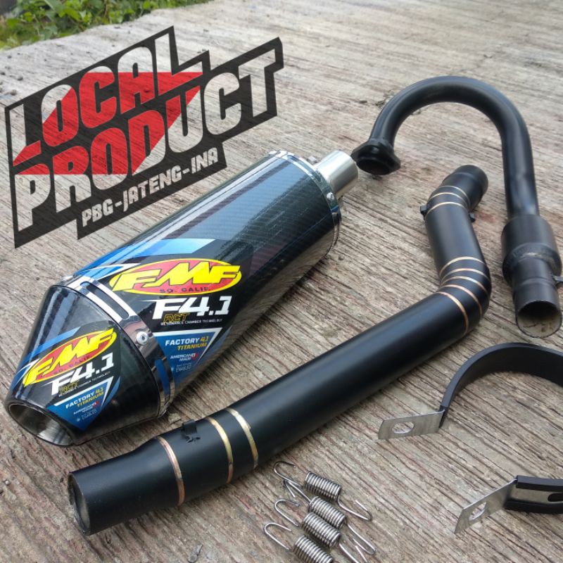 knalpot FMF F4 black carbon, KLX230 KLX250 KLX150 WR155 CRF250 CRF230 XR200 CRF150L XR150