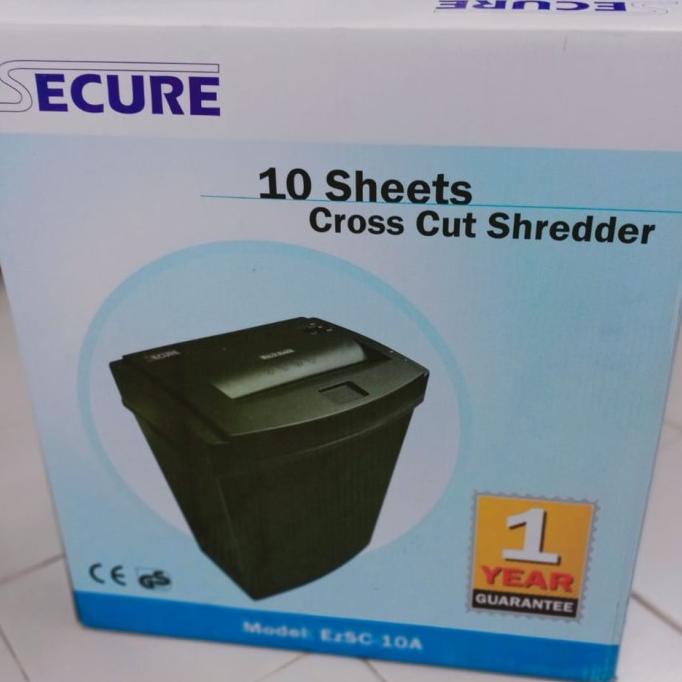 Mesin penghancur kertas SECURE EZSC 10A/Paper shredder SECURE EzSC 10A stock ada