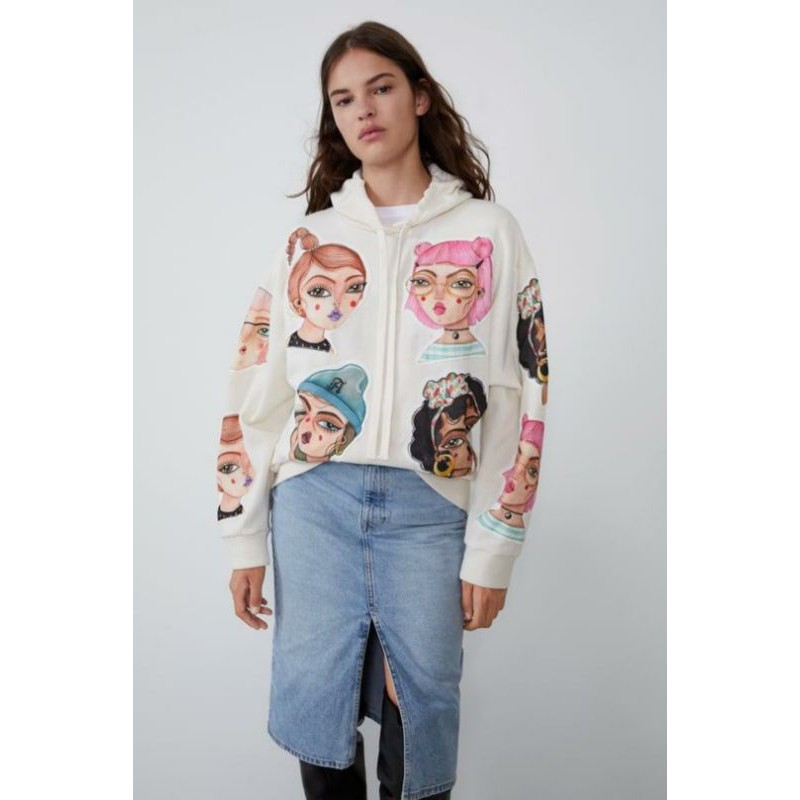 SWEATER ZR GIRL HEAD FREE MASKER