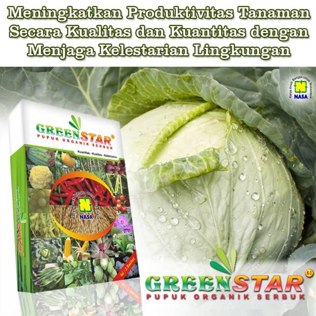 PUPUK GREEN STAR NASA