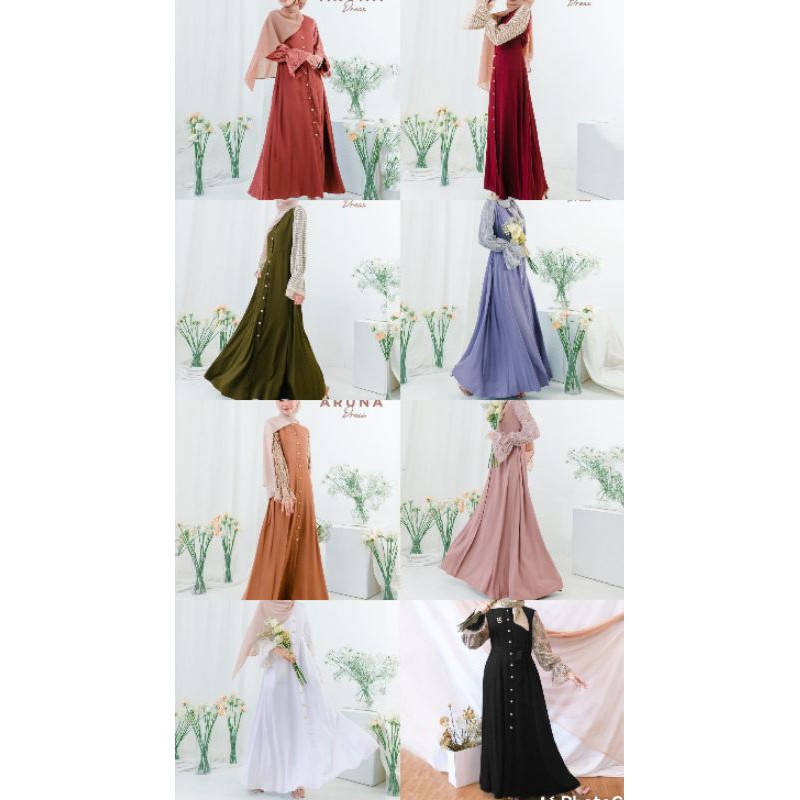 Aruna Dress by Gamaleea Ghaisani hijab