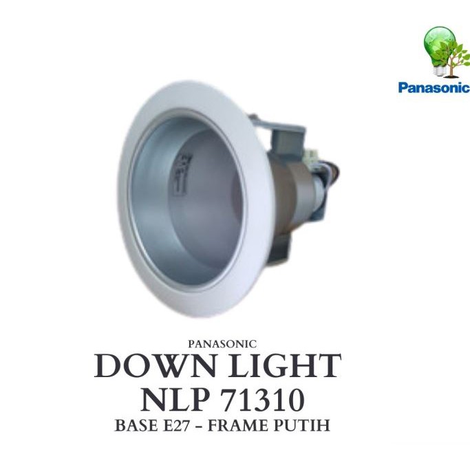 Fiting Lampu Downlight Panasonic Plafon 4 inch