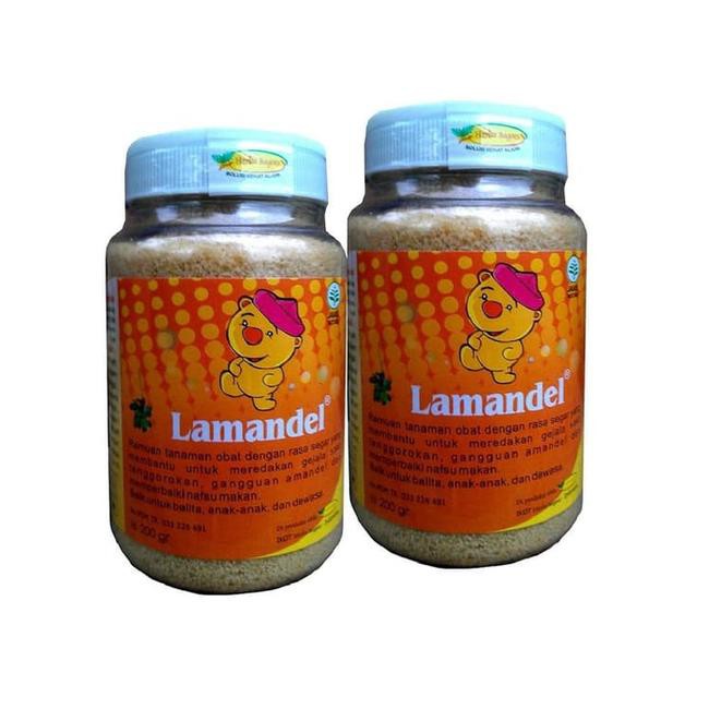 Lamandel Serbuk Obat Amandel Kemasan Botol 200 Gram Shopee Indonesia