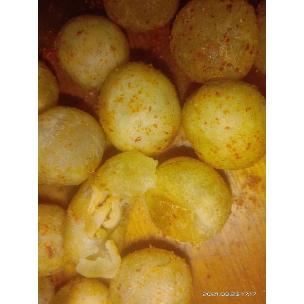 

cimol isi ayam suir