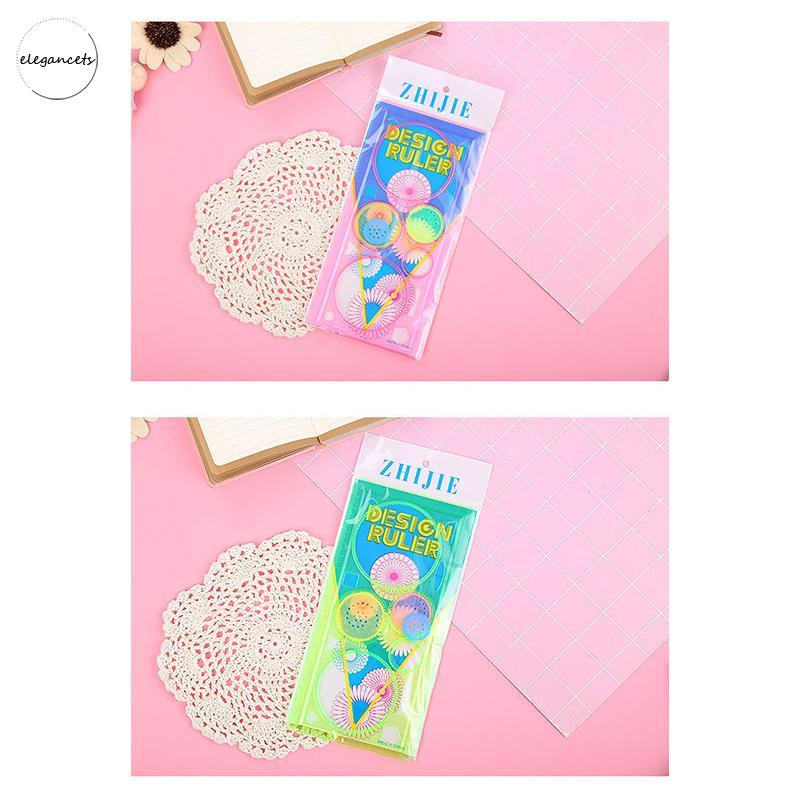 

Penggaris Rotary Penggaris Bunga Pattern Spirograph E