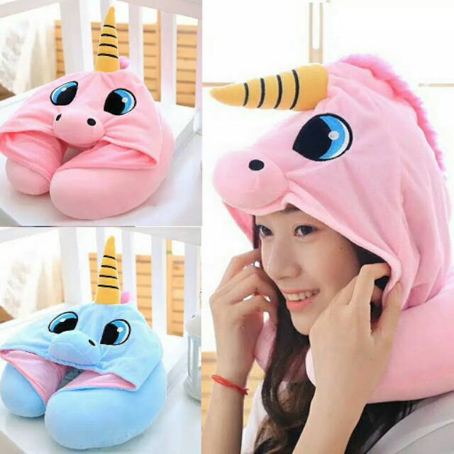 Bantal leher unicorn / bantal unicorn