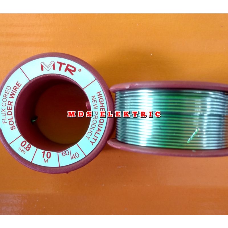 Timah solder 10 meter 0.8mm