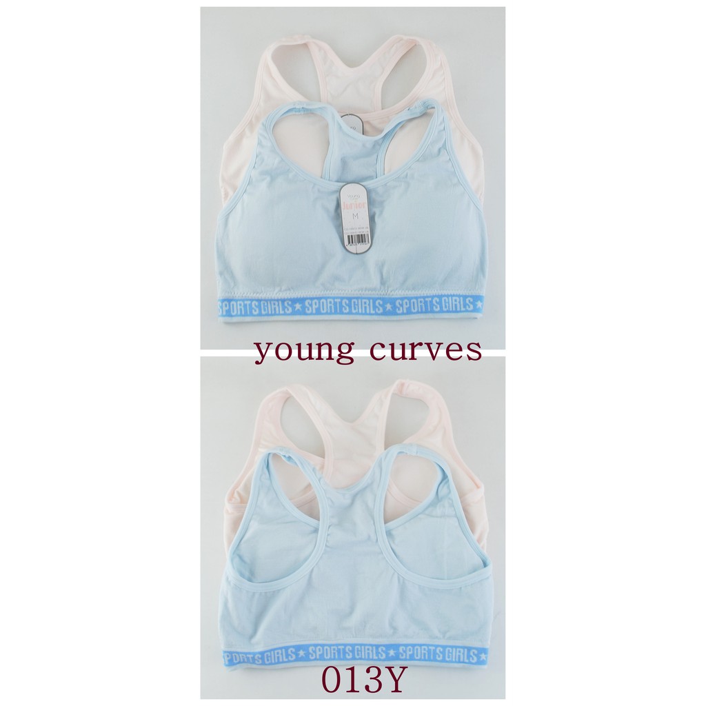 Bra Remaja Junior Perempuan Beha Anak Miniset Young Curves Tanpa Kawat Ada Busa  Size M Pakaian Dala