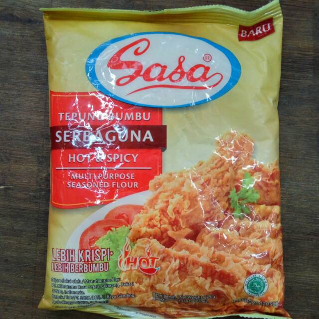 

Tepung bumbu serbaguna hot & spicy sasa