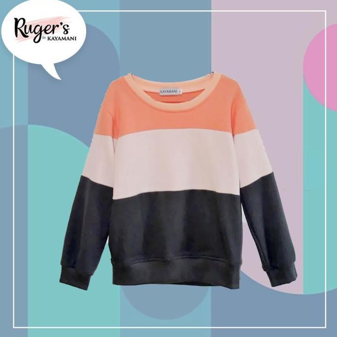 Rugers By Kayamani - Sweater Kids - Stripe Peach