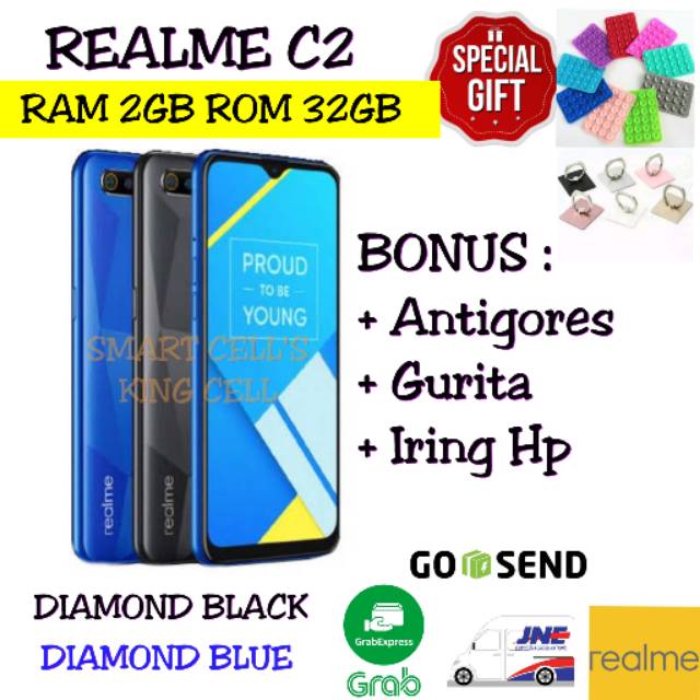 Realme C2 Ram 2 32gb Garansi Resmi Indonesia 1 Tahun Shopee Indonesia
