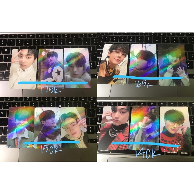 TREASURE PHOTOCARD Haruto applewood digipack hyunsuk specs doyoung mashiho wv pob jihoon yoshi junky