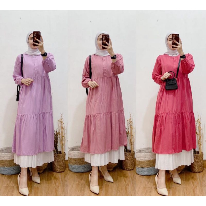 Clarke Midi Dress Luna