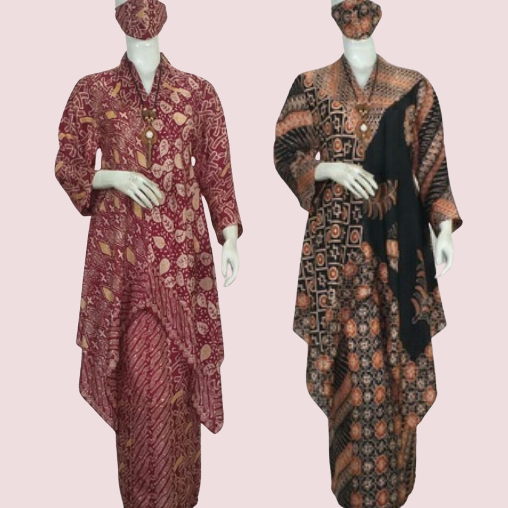 ARUMI SET - KEBAYA LAMARAN ELEGAN MEWAH DRESS IDUL FITRI LACE BRUKAT KONDANGAN ZARA BATIK PREMIUM MU