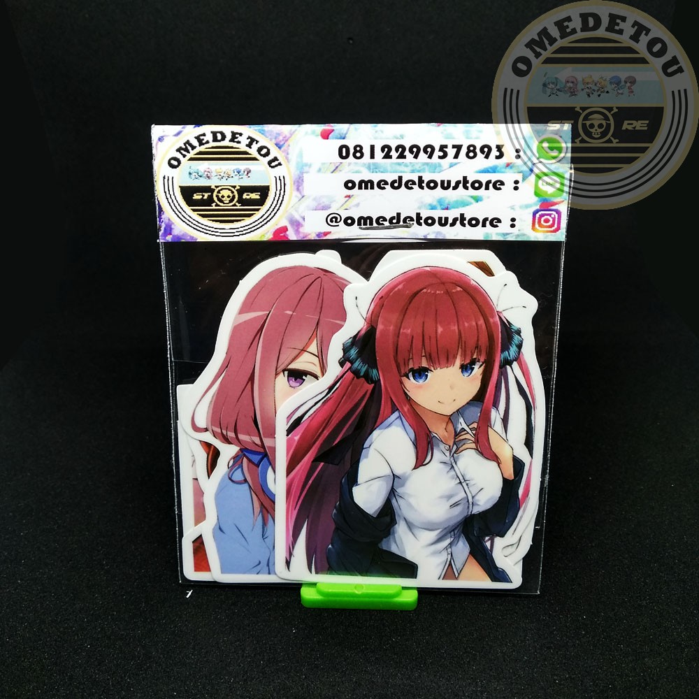 Sticker Anime Gotoubun No Hanayome Paket F Shopee Indonesia