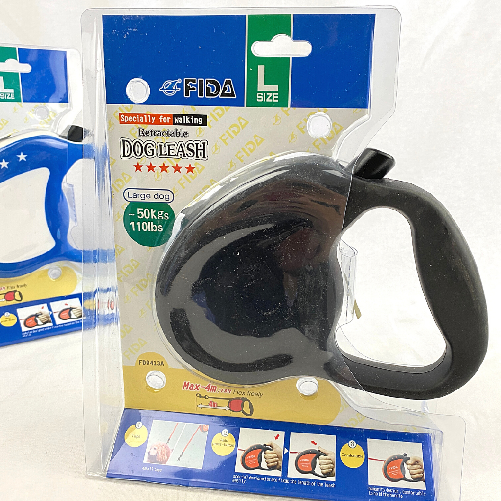 

FIDA FD9413A Tali Tuntun Anjing Retractable Leash Size L