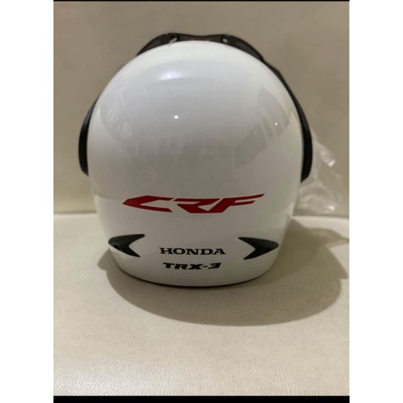 Helm CRF putih ORI AHM HONDA SNI