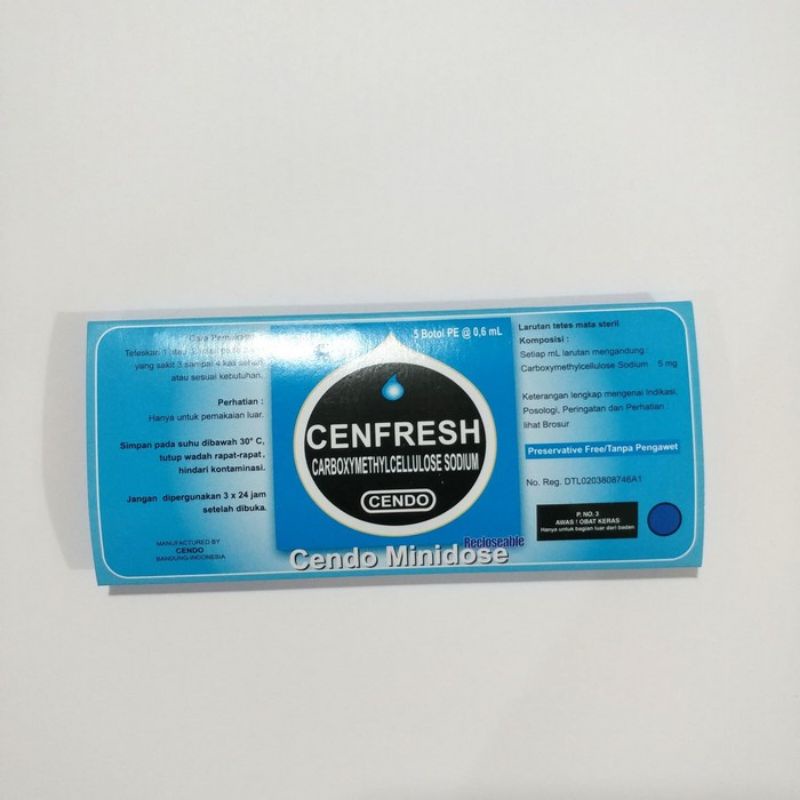 Cendo Cenfresh Minidose Tetes Mata