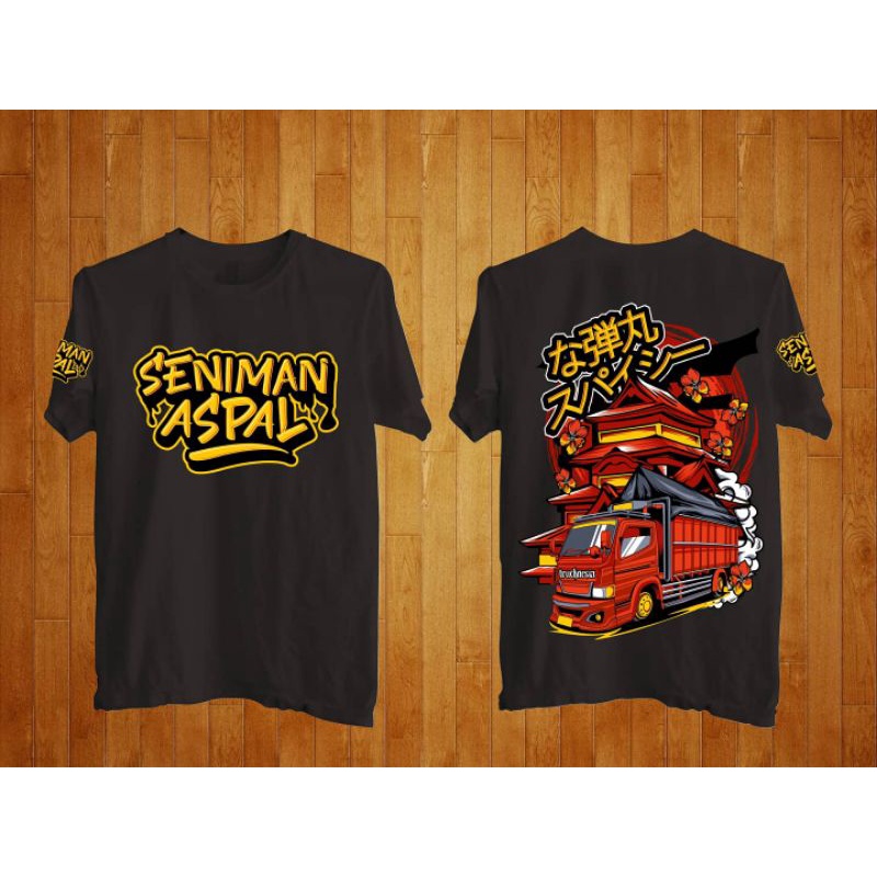 ( COD ) KAOS TRUCK SENIMAN ASPAL || KAOS TRUCK PRABOWO PBTC || KAOS TRUCK MANIA || SEKARTARO || KAOS