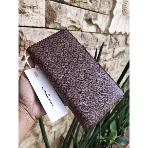 Buttonscarves izzy wallet brown