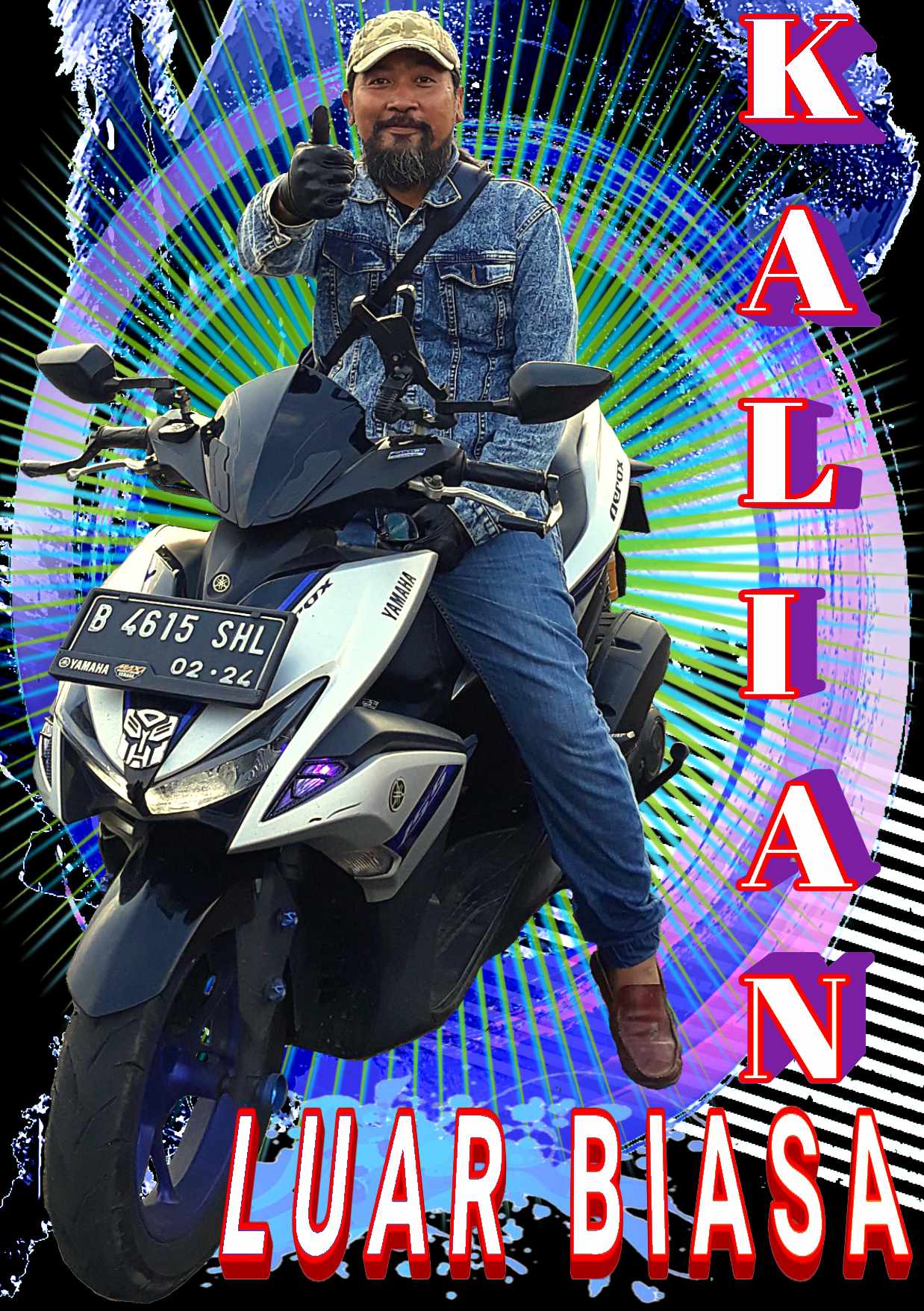 Atasan Wanita Tunik Batik Motif Parang Sinta Bahan Katun Alus