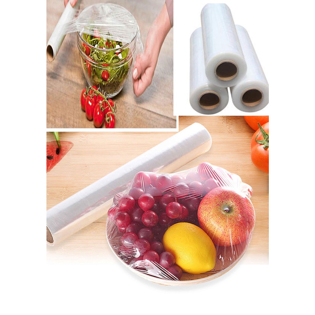 bungkus plastik wrap makanan food cling wrap food grade 30m