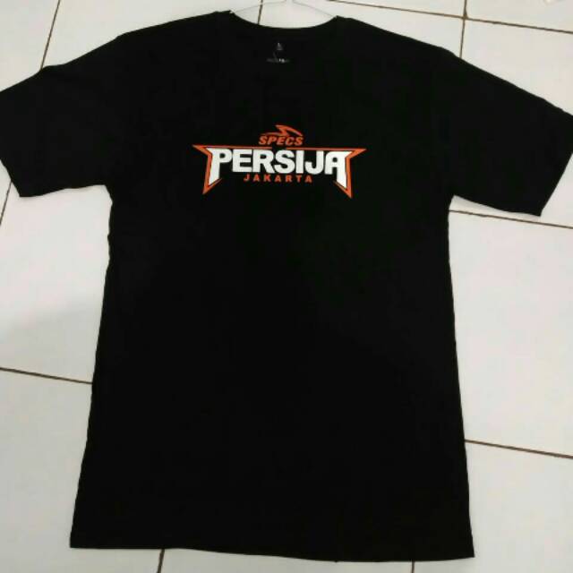 PERSIJA KAOS PERSIJA JAKARTA SPECS BAJU LENGAN PENDEK HITAM PERSIJA THE JAK JAKARTA BOLA DISTRO