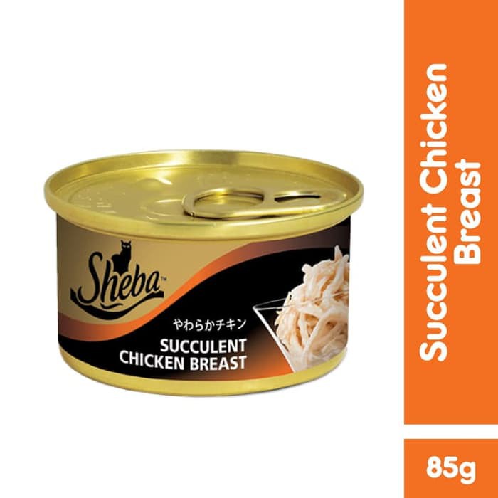 Sheba Melty Snack Kucing Basah rasa Chicken Whitefish 48g (2pcs) & Sheba Can Chicken (1pc)-2