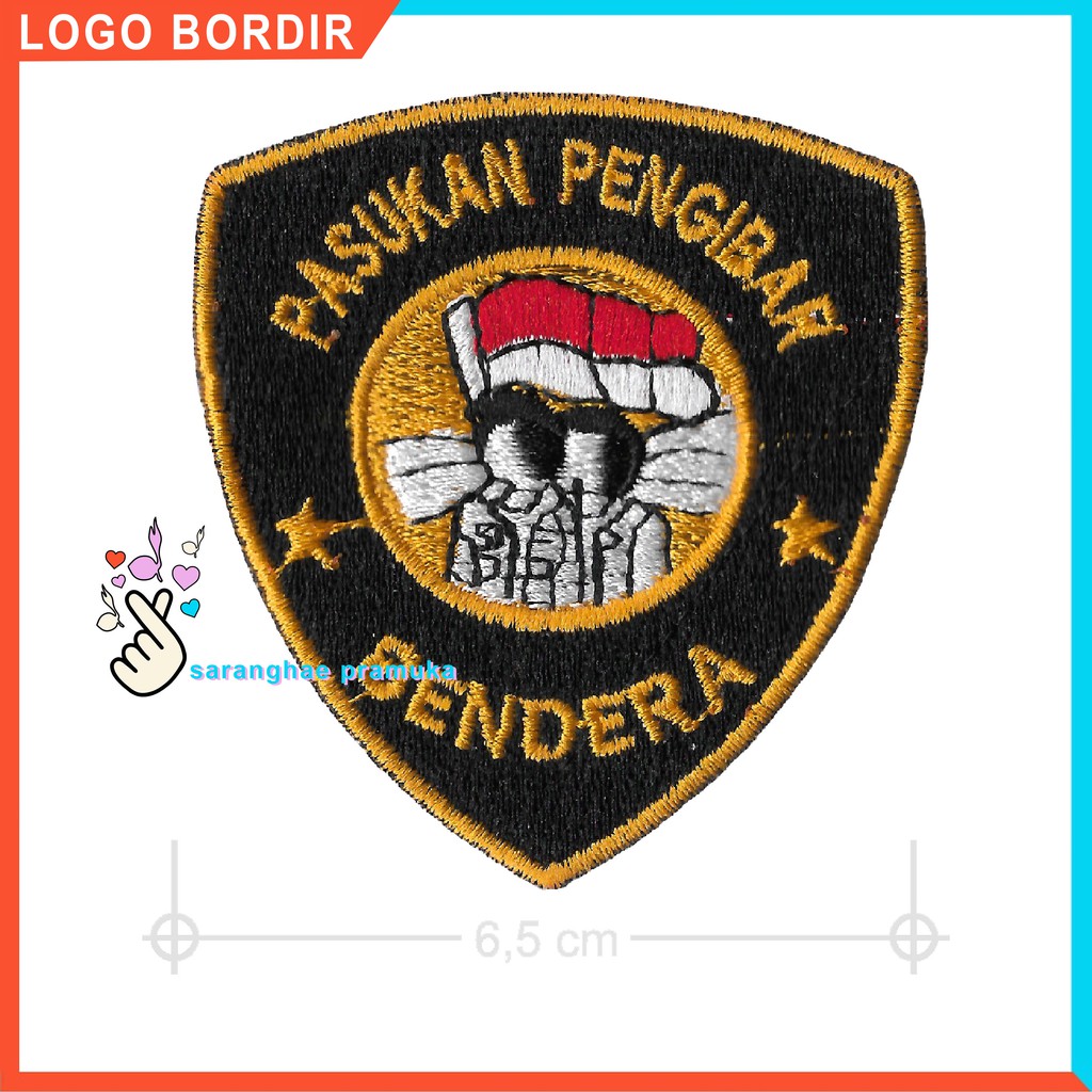 Bedge Bet PASKIBRA Pengibar Bendera Logo Atribut Emblem Patch Patches