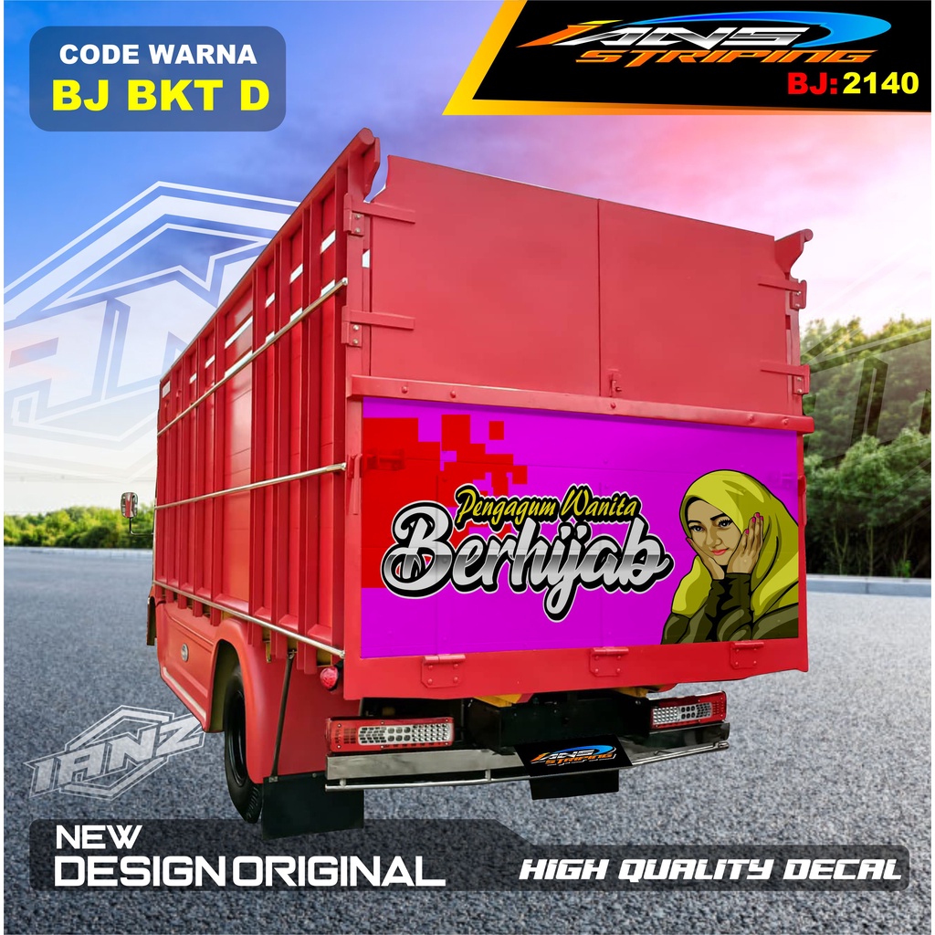 STIKER VARIASI BAK BELAKANG TRUK CANTER / STIKER BELAKANG TRUK RAGASA,UMPLUNG / STIKER BAK BELAKANG TRUK DINA,FUSO