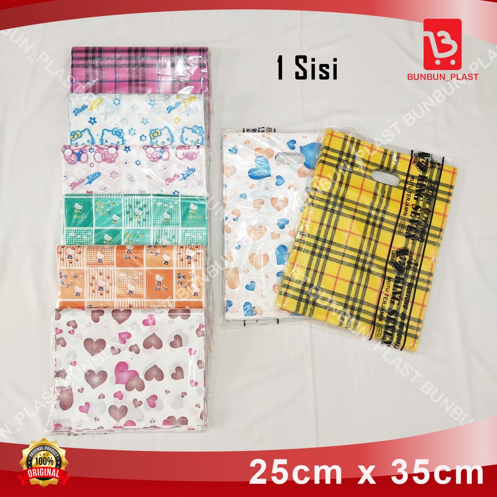 

Plastik HD Pond Oval Motif 25x35cm / Plastik Packing Olshop Merk KING SEVEN MOTIF 1 SISI