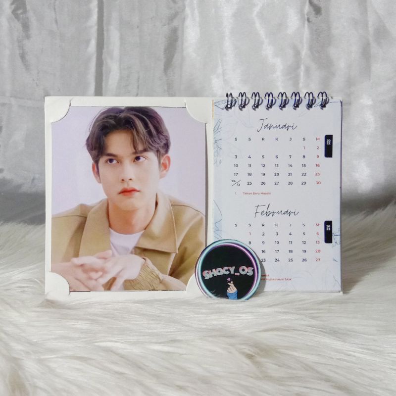 Kalender Meja 2023 F4 Thailand Brigth Win Dew Tontawan Aktor Thai