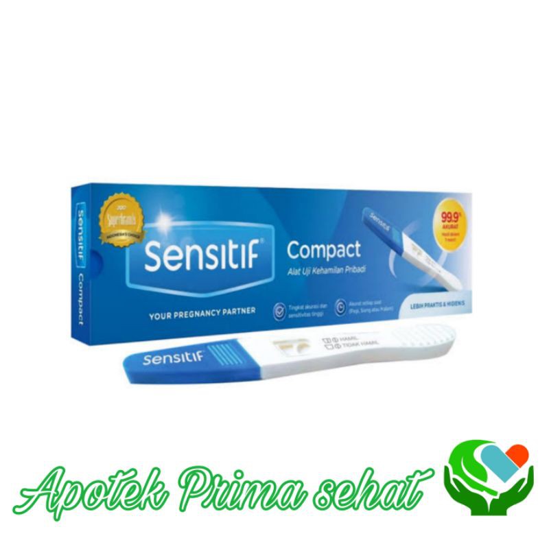 TEST PACK | SENSITIF | TEST KEHAMILAN | STRIP | COMPACT-Compact
