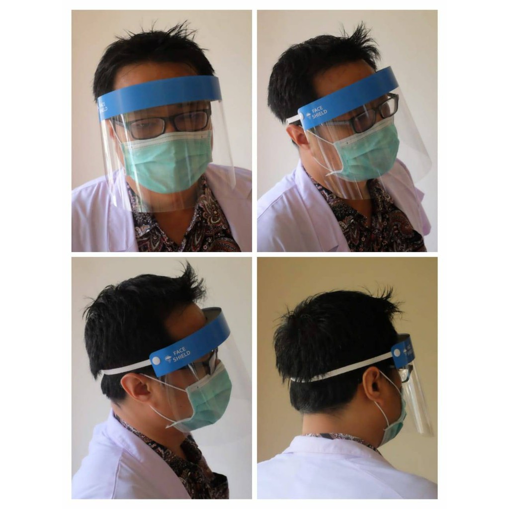 Face Shield Pelindung Wajah Bahan Mika