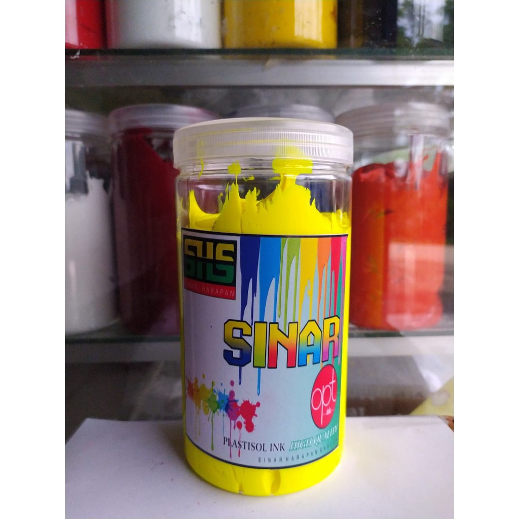 

Plastisol FLO YELLOW SINAR HARAPAN SABLON KEMASAN 1KG