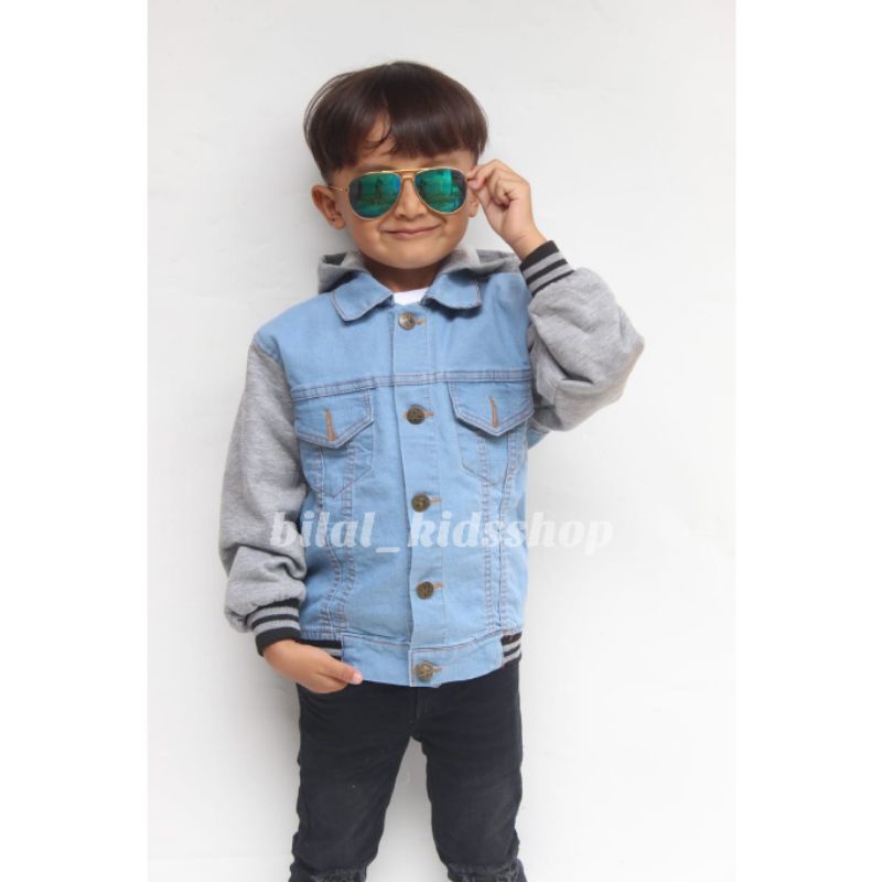 JAKET JEANS ANAK ( 1-10TH ) / JAKET HOODIE ANAK