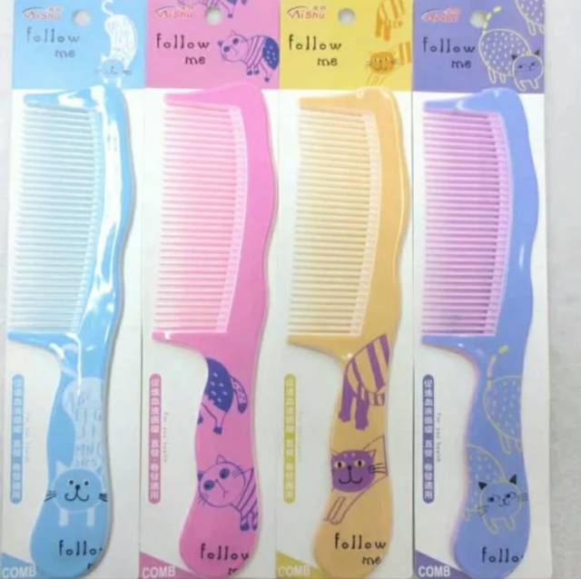 [27 GRAM] Sisir Karakter Motif Kartun Full Color / Warna Warni