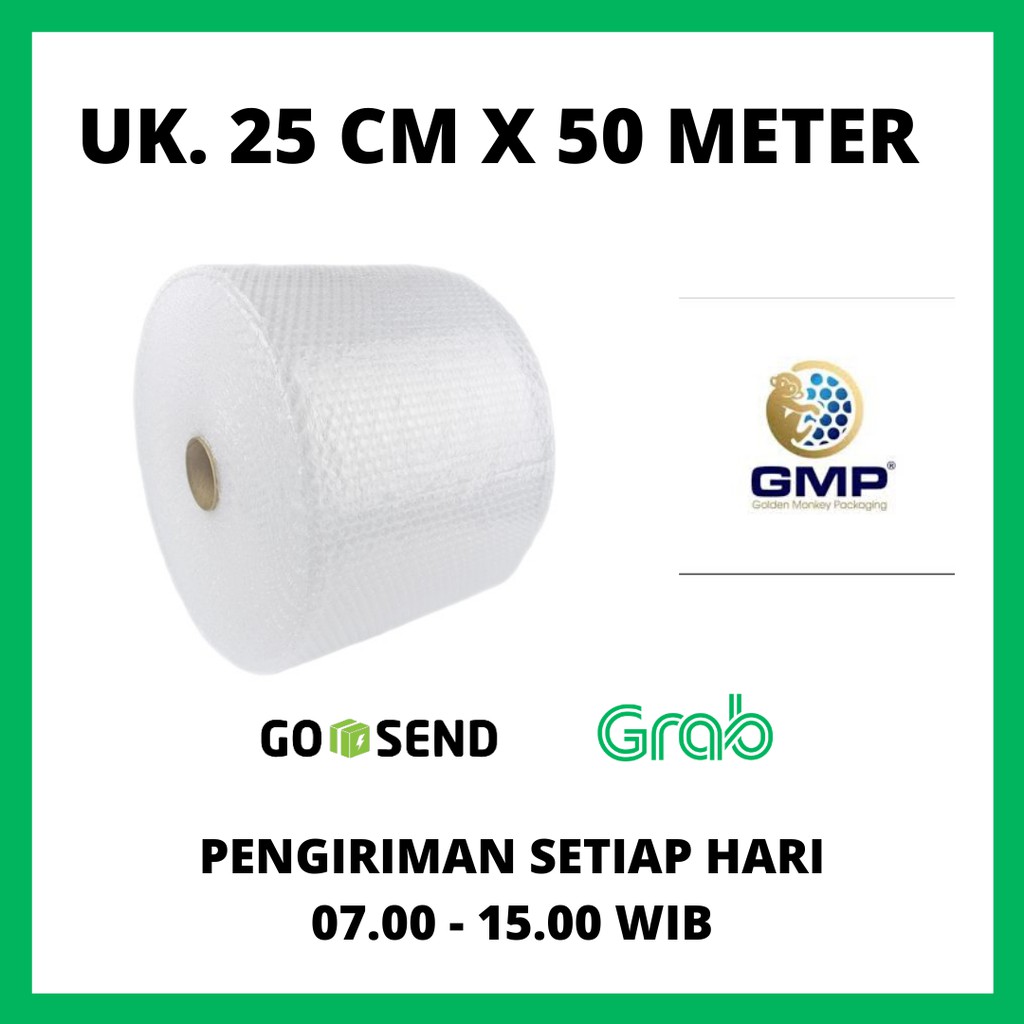 

BUBBLEWRAP 25CM X50 METER BUBBLE WRAP BUBLEWRAP