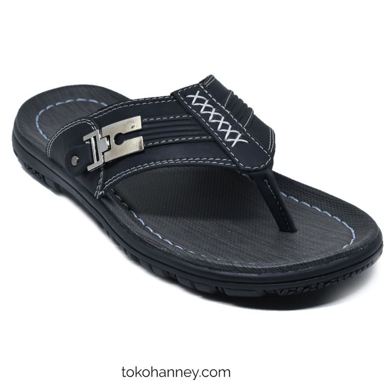 sandal japit pria dewasa sandal kasual sandal kulit H-trick 01