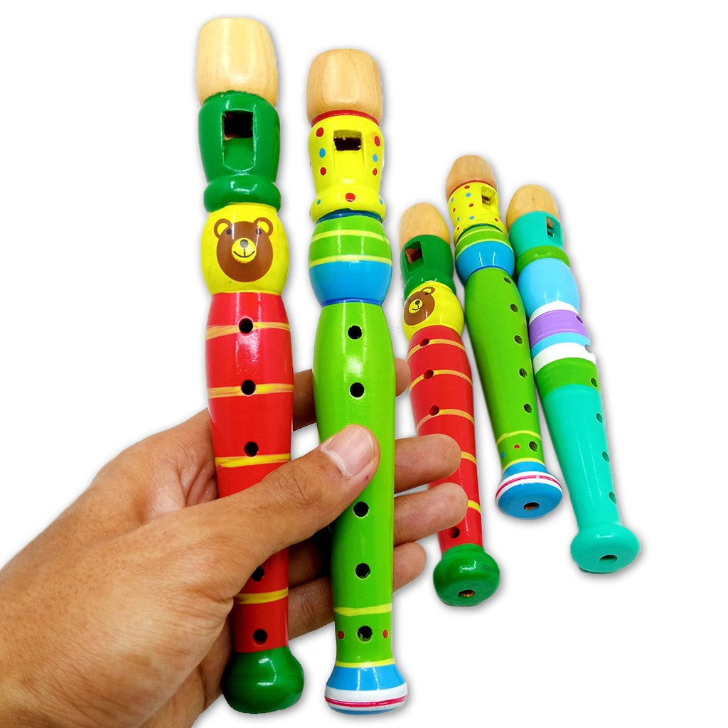 Suling Kayu Mainan Flute Musik Anak