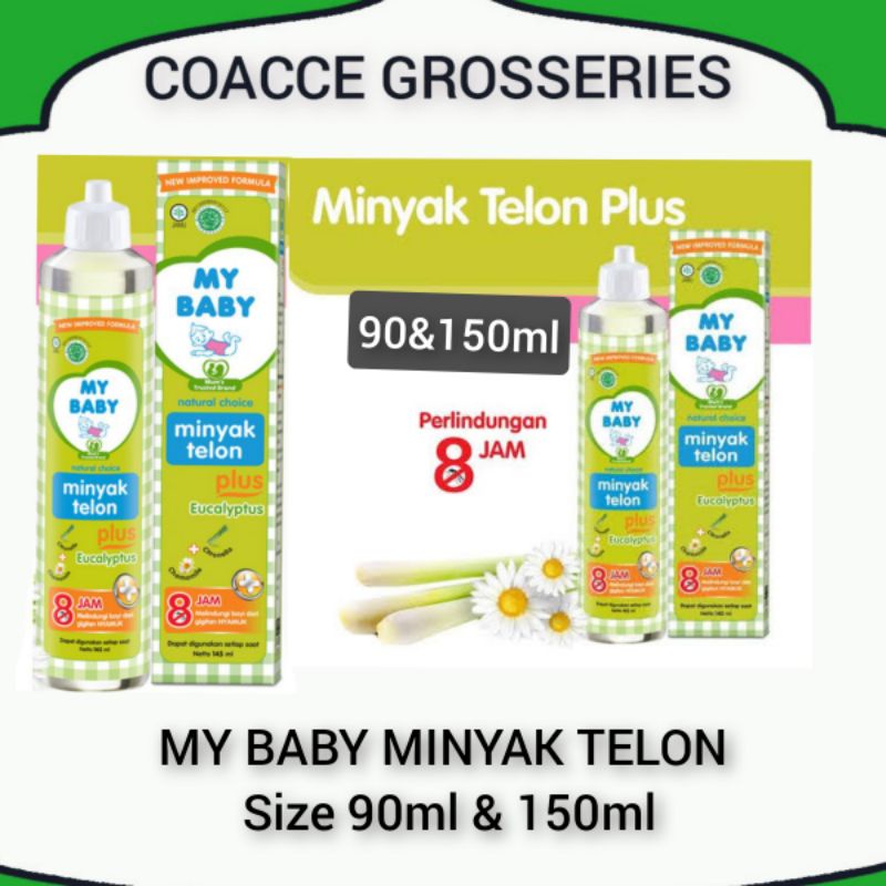 MINYAK TELON MY BABY ISI 90ML DAN 150ML I BABY OIL